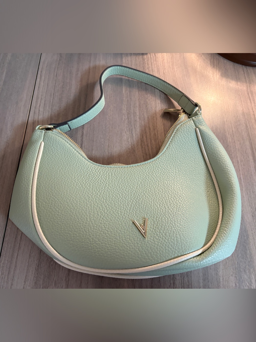Vanessa Williams Mint Green Shoulder Hobo Bag